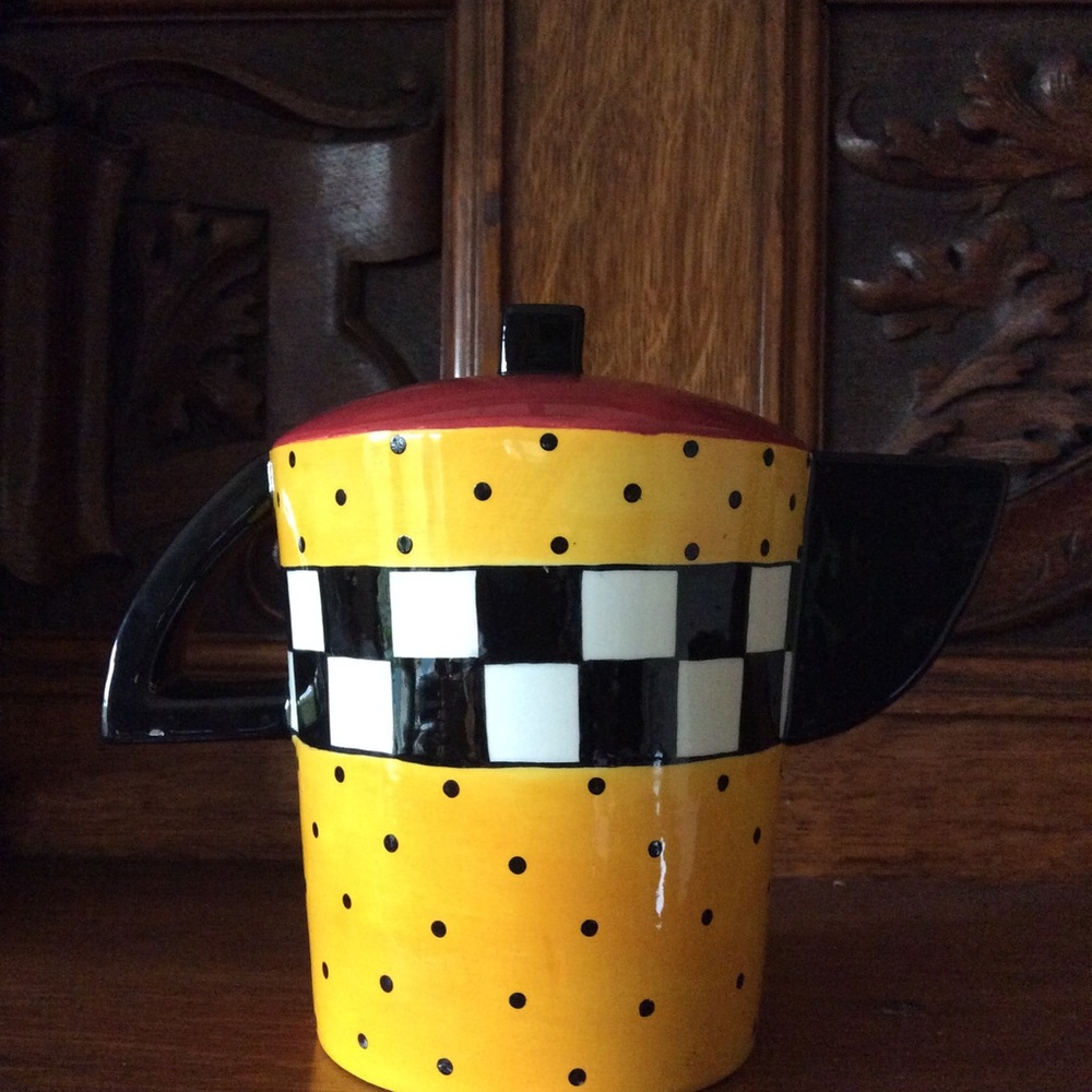 Vintage Mary Engelbreit Teapot Bank 🏁 - Picture 5 of 15